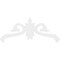 Ekena Millwork Pitch Florence Architectural Grade PVC Gable Pediment, 72"W x 33"H x 1"P (11/12) GPP072X033X100FLO - alternate 3